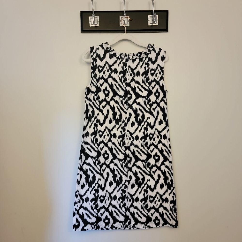 LOFT Linen Ikat Sheath Dress - Picture 5 of 6